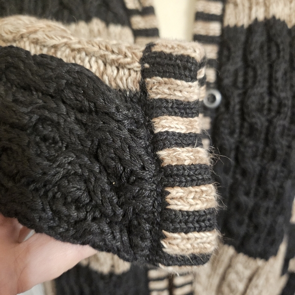 Euc Paul Harris Design block style design cardigan (Z26) - Picture 3 of 5